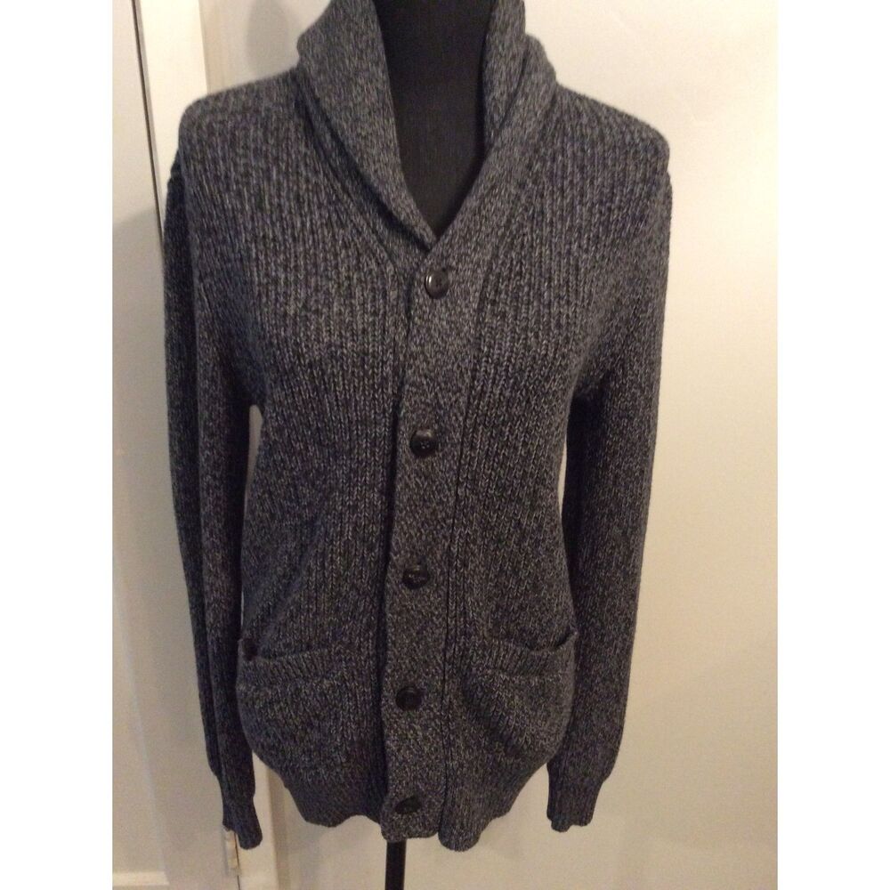 New NWT (198.00) Faherty Brand Cotton Cashmere Button Down Sweater S Men